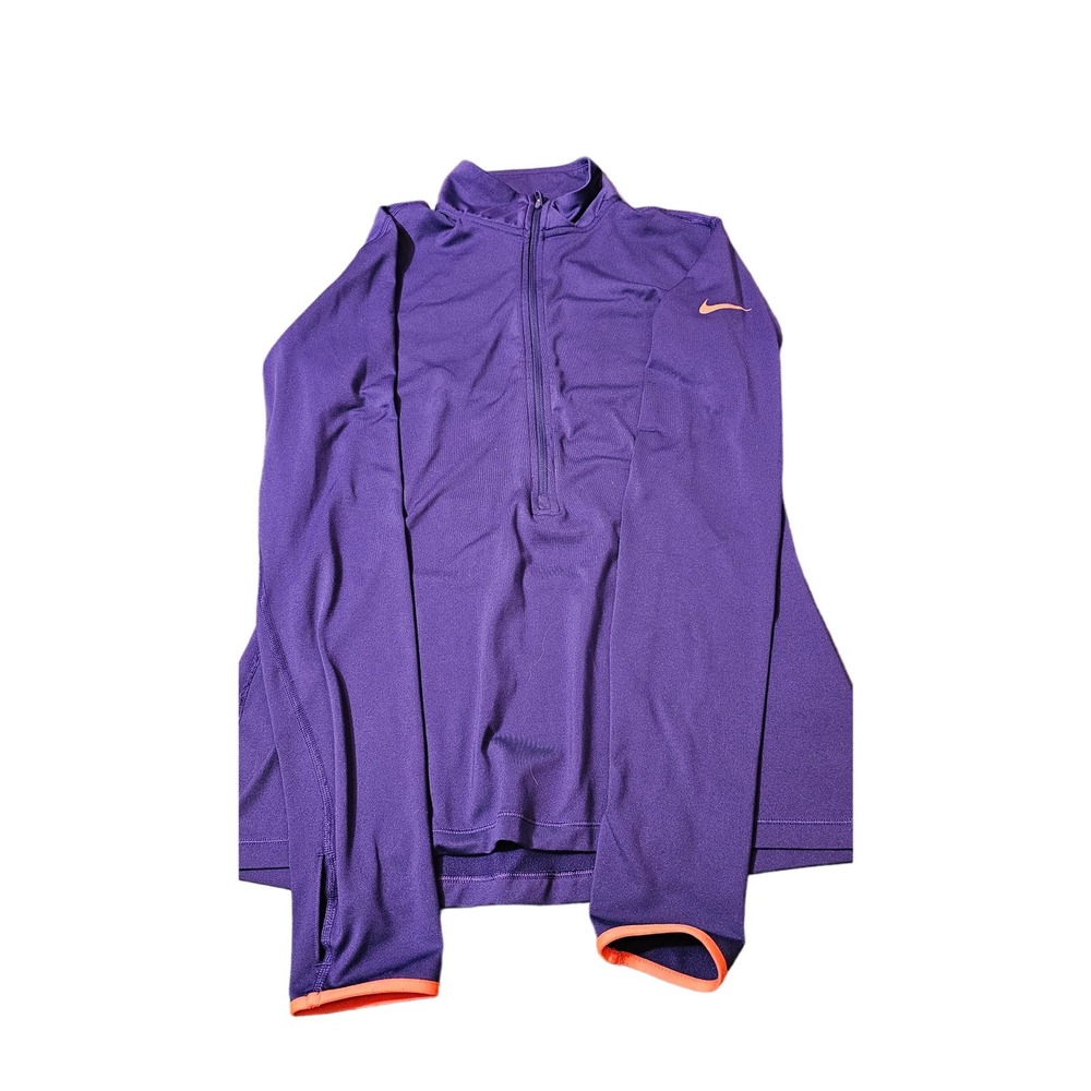 Nike 1/2 zip up Dri-Fit Purple size‎ large
